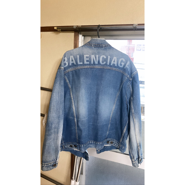 最終値下げ Balenciaga バレンシアガ Gジャン デニムジャケット ロゴ