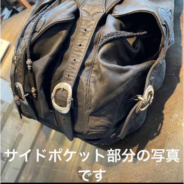 Chrome Hearts(クロムハーツ)のクロムハーツ　レア品バックパック　ラージサイズ裏地付き　希少品です メンズのバッグ(バッグパック/リュック)の商品写真