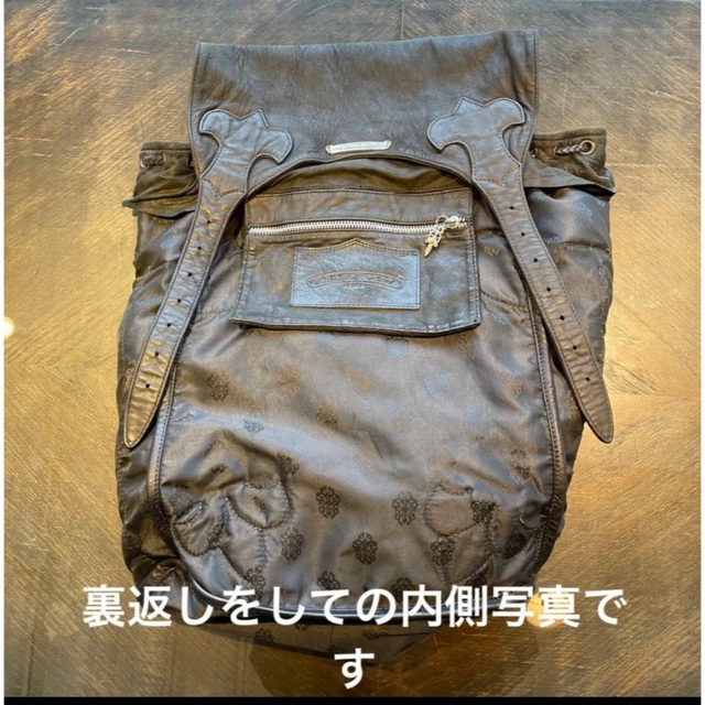 Chrome Hearts(クロムハーツ)のクロムハーツ　レア品バックパック　ラージサイズ裏地付き　希少品です メンズのバッグ(バッグパック/リュック)の商品写真