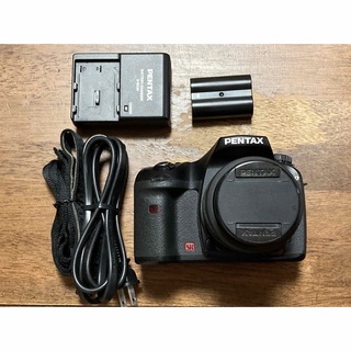 ペンタックス(PENTAX)の【美品】ペンタックス　K10D レンズ付き！バッテリー新品同様品(デジタル一眼)