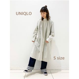 ユニクロ(UNIQLO)の【UNIQLO】ストライプギャザーワンピース（長袖）(ひざ丈ワンピース)