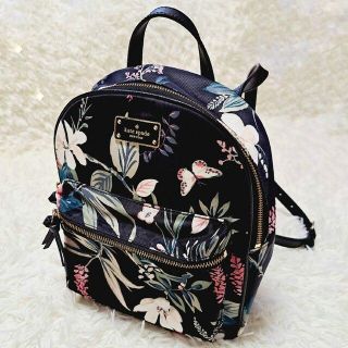 kate spade new york - 【katespade】花柄リュックサックバックパック