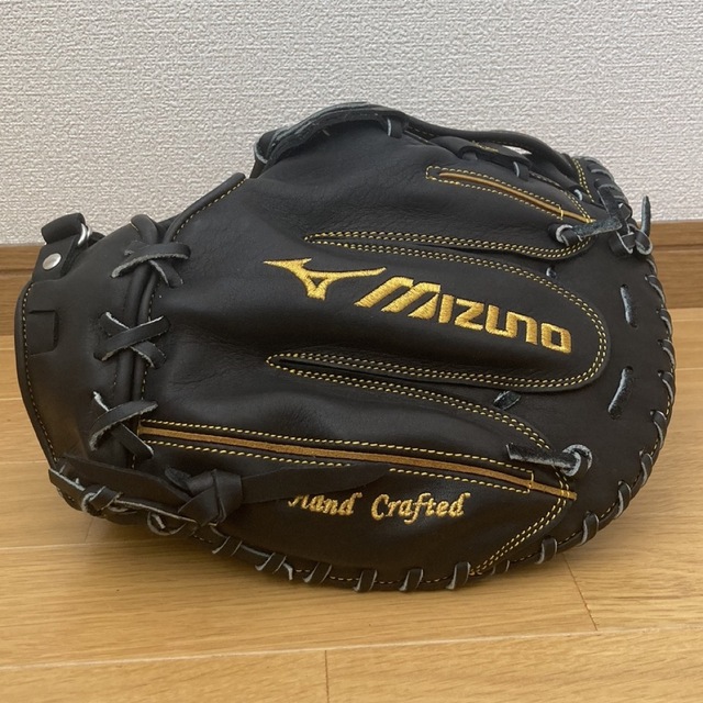 MIZUNO(ミズノ)の新品未使用！　硬式用　ミズノプロ　ファーストミット　左投げ スポーツ/アウトドアの野球(グローブ)の商品写真