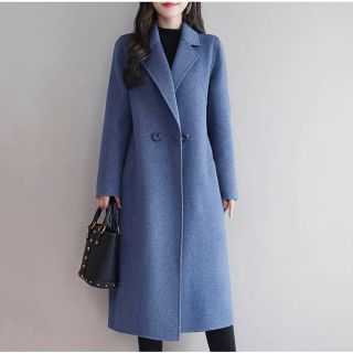 スナイデル(SNIDEL) ロングコート(レディース)(ブルー・ネイビー/青色