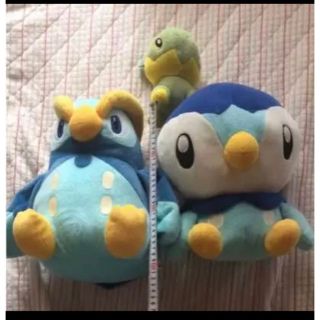 ポケモン(ポケモン)の【みず様】ぬいぐるみ ポケットモンスターポッチャマ ポッタイシ ナエトル(ぬいぐるみ)