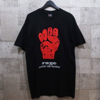 シュプリーム元ネタ レイジアゲインストザマシーン 90s ヴィンテージTシャツ(Tシャツ/カットソー(半袖/袖なし))