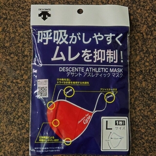 広島カープ　デサントアスレティックマスク　カープマスク(応援グッズ)
