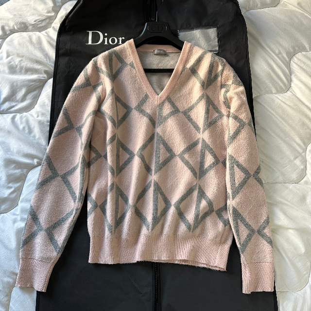 安い 19AW DIOR - HOMME DIOR CD KNIT SWEATER LOGO ニット+セーター