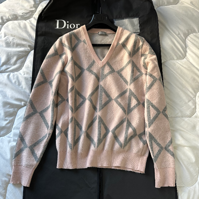 年末のプロモーション特価！ DIOR KNIT SWEATER LOGO CD 19AW DIOR