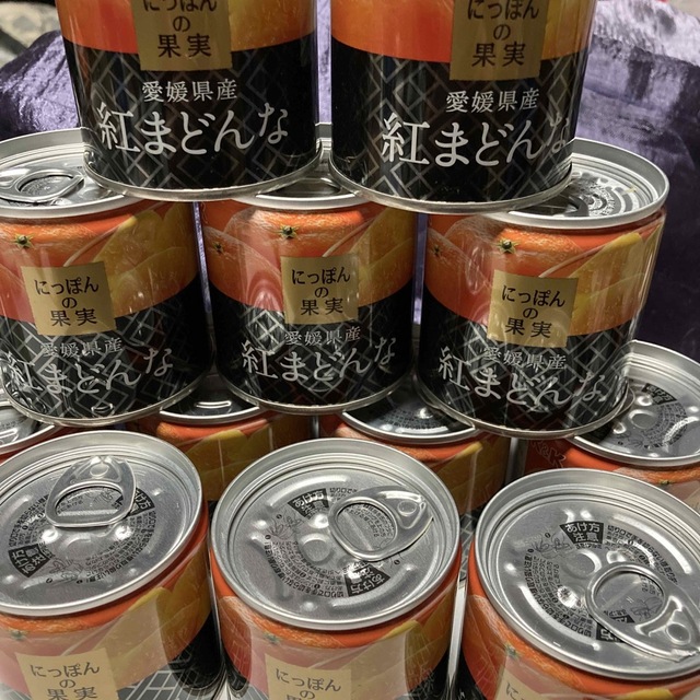 紅まどんなシラップ漬け12缶 食品/飲料/酒の食品(フルーツ)の商品写真