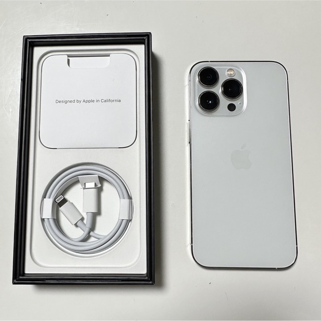 あすつく】 iPhone13Pro - iPhone シルバー SIMフリー 128GB