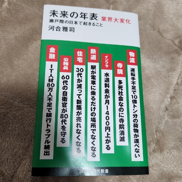 未来の年表　業界大変化　瀬戸際の日本で起きること エンタメ/ホビーの本(その他)の商品写真