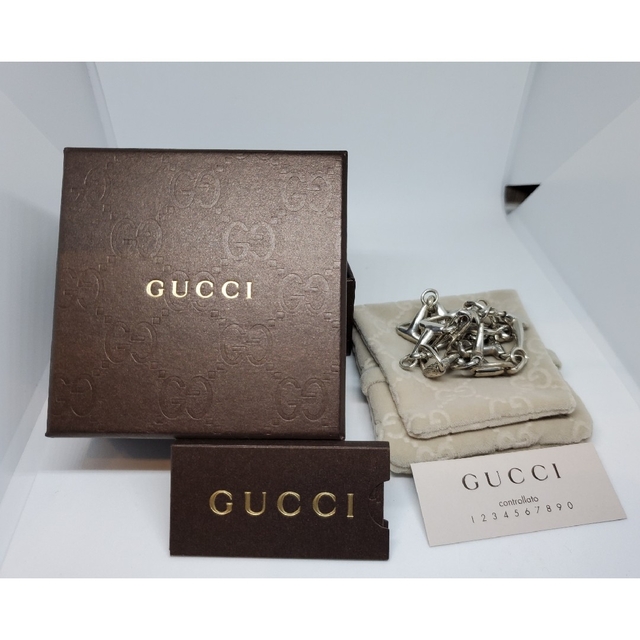 【超レア廃盤品】GUCCI ホースビット ネックレス 二重巻きブレスレット