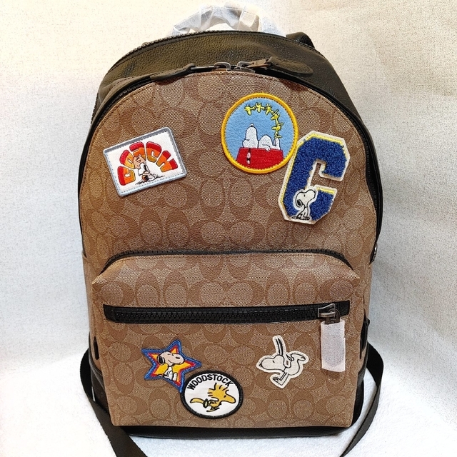 冬の新作続々登場 coach スヌーピー バックパック リュック ヴァー