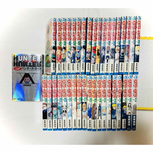 HUNTER×HUNTER ハンター×ハンター 1〜37巻+小説緋色の幻影