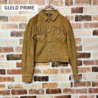 ギルドプライム(GUILD PRIME)の【GUILD PRIME】やぎ革フリンジレザージャケット(ライダースジャケット)