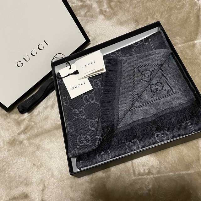 Gucci - 【未使用】GUCCI グッチ、マフラー ストールの+solo-truck.eu