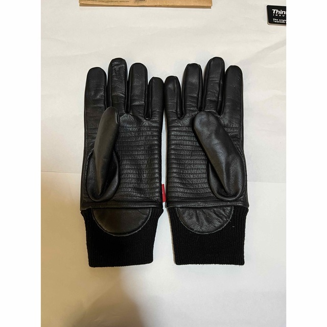 WTAPS GLOVE LEATHER COW BLACK M