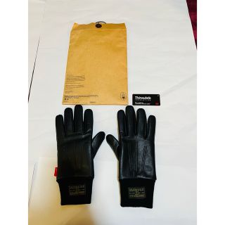 ダブルタップス(W)taps)のWTAPS GLOVE LEATHER COW BLACK M(手袋)