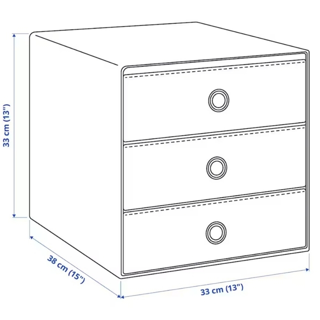 IKEA(イケア)のIKEA　ミニチェスト　引き出し インテリア/住まい/日用品の収納家具(棚/ラック/タンス)の商品写真