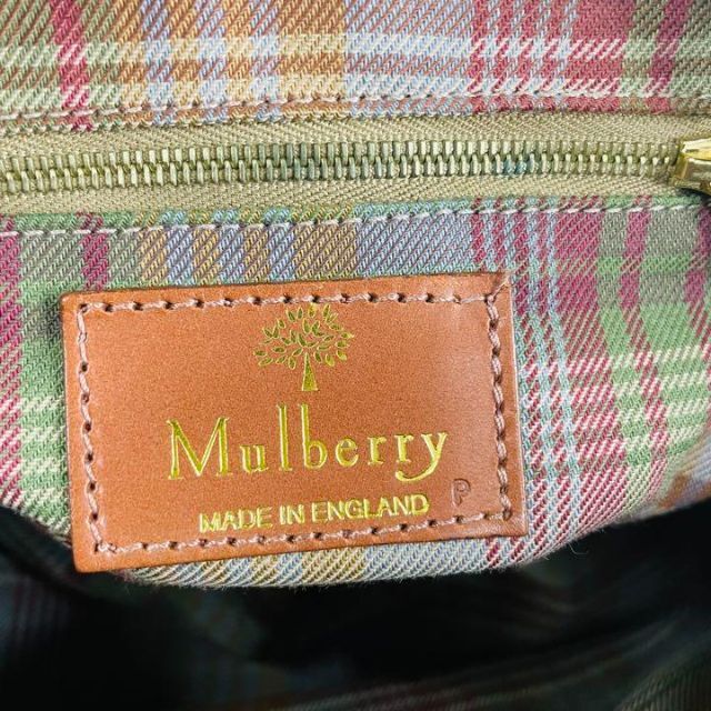 【新品未使用】Mulberry マルベリー　ミニボストン　2way バイカラー