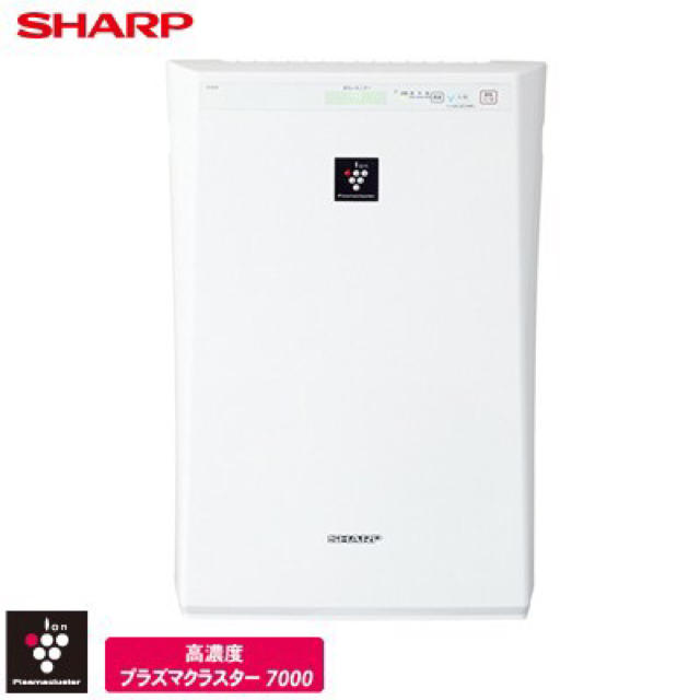 SHARP(シャープ)の新品 メーカー保証付き SHARP プラズマクラスター搭載 空気清浄機 スマホ/家電/カメラの生活家電(空気清浄器)の商品写真