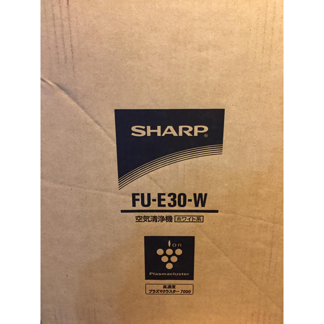 SHARP(シャープ)の新品 メーカー保証付き SHARP プラズマクラスター搭載 空気清浄機 スマホ/家電/カメラの生活家電(空気清浄器)の商品写真