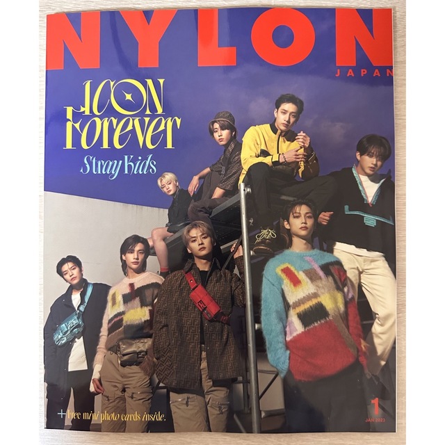 Stray Kids(ストレイキッズ)のNYLON JAPAN  2023年1月号　Stray Kids スキズ エンタメ/ホビーの雑誌(アート/エンタメ/ホビー)の商品写真