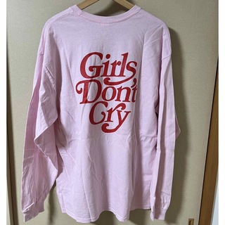 ガールズドントクライ(Girls Don't Cry)のgirls don’t cry ロンT ピンク　XL(Tシャツ/カットソー(七分/長袖))