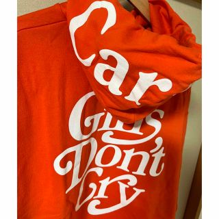 GIRLS DON'T CRY × Carrotsパーカー　サイズL オレンジ