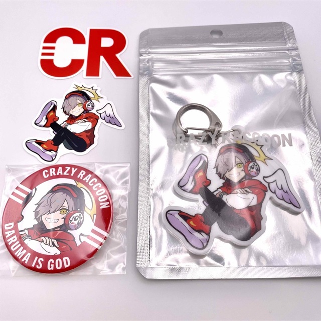 だるまいずごっど キーホルダー ステッカー 缶バッジ CRストア 驚きの
