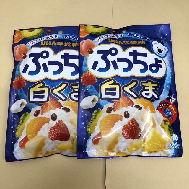 UHA味覚糖(ユーハミカクトウ)のぷっちょ　白くま UHA味覚糖　しろくま 食品/飲料/酒の食品(菓子/デザート)の商品写真