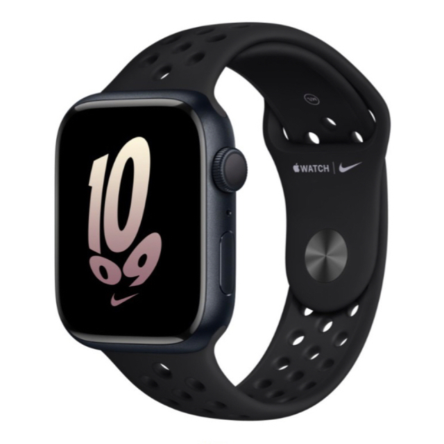 Apple Watch(アップルウォッチ)のApple Watch8  45ミリ　GPSモデル　NIKEスポーツバンド メンズの時計(腕時計(デジタル))の商品写真