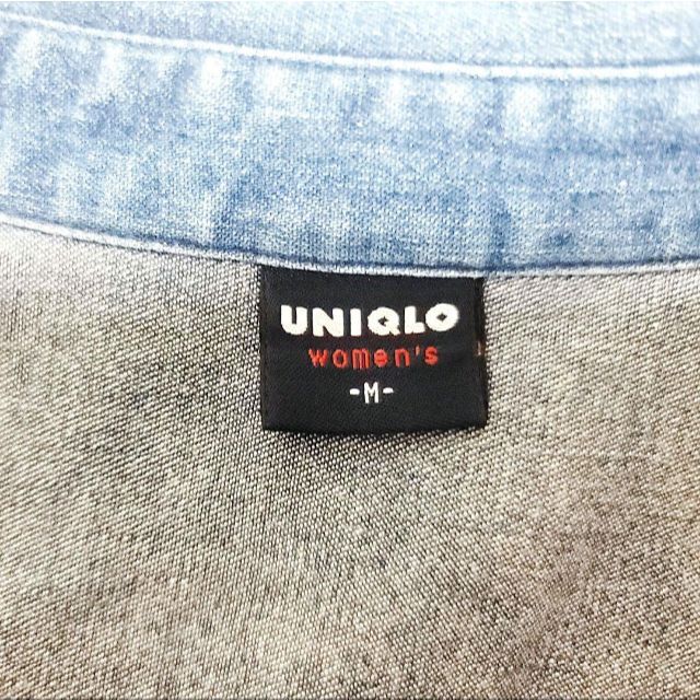 UNIQLO(ユニクロ)の新品 UNIQLO ユニクロ Gジャン デニムジャケット インディゴ ブルー M レディースのジャケット/アウター(Gジャン/デニムジャケット)の商品写真