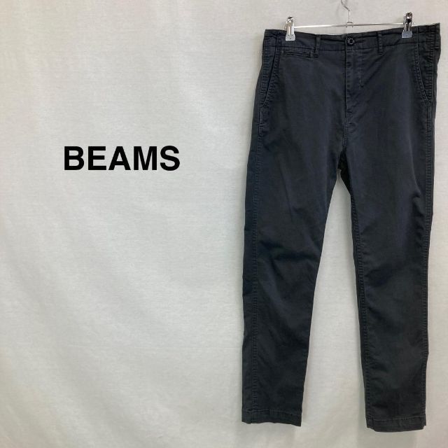 BEAMS(ビームス)のBEAMS ビームス ストレートパンツ ダークグレー メンズ メンズのパンツ(その他)の商品写真