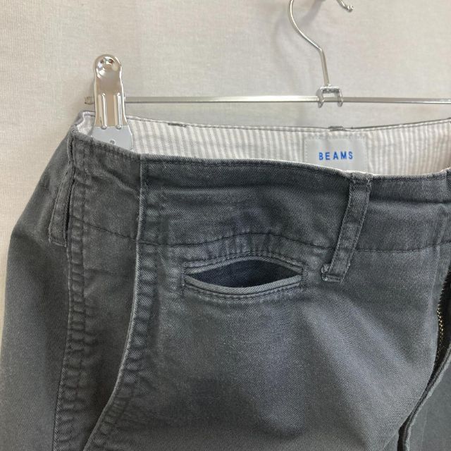 BEAMS(ビームス)のBEAMS ビームス ストレートパンツ ダークグレー メンズ メンズのパンツ(その他)の商品写真