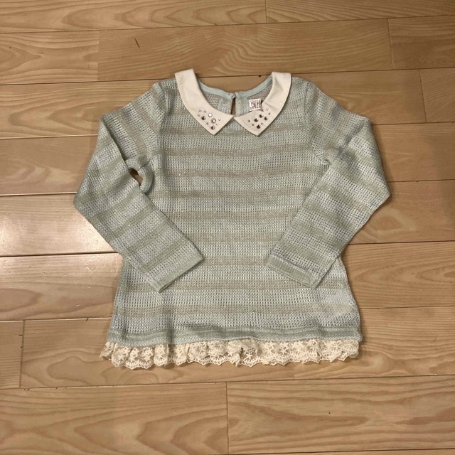 motherways(マザウェイズ)のキッズ　ニットチュニック キッズ/ベビー/マタニティのキッズ服女の子用(90cm~)(ニット)の商品写真