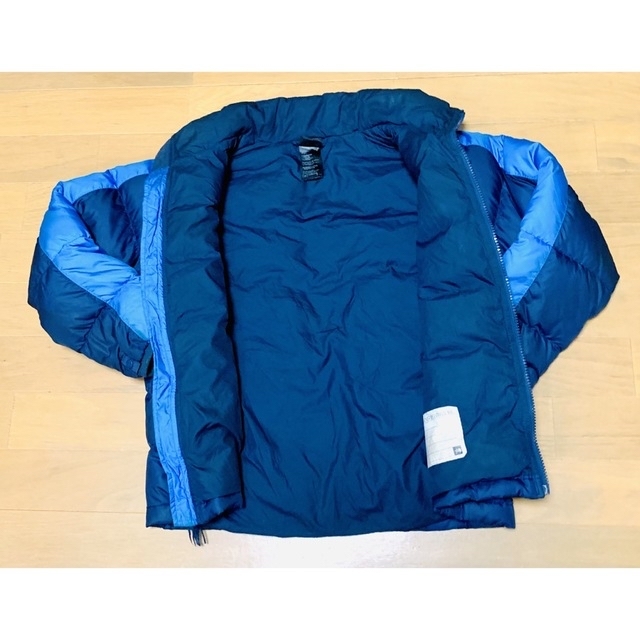 THE NORTH FACE(ザノースフェイス)の【中古】ザ ノースフェイス ダウンジャケット キッズボーイズ 140〜150cm キッズ/ベビー/マタニティのキッズ服男の子用(90cm~)(ジャケット/上着)の商品写真