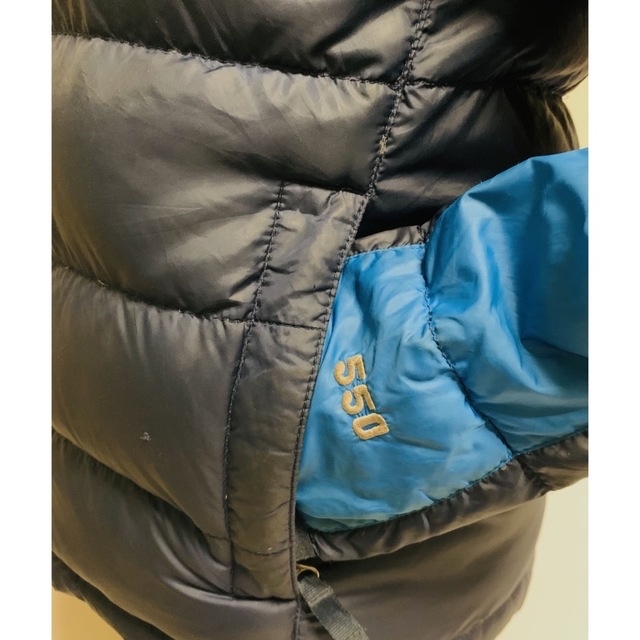 THE NORTH FACE(ザノースフェイス)の【中古】ザ ノースフェイス ダウンジャケット キッズボーイズ 140〜150cm キッズ/ベビー/マタニティのキッズ服男の子用(90cm~)(ジャケット/上着)の商品写真