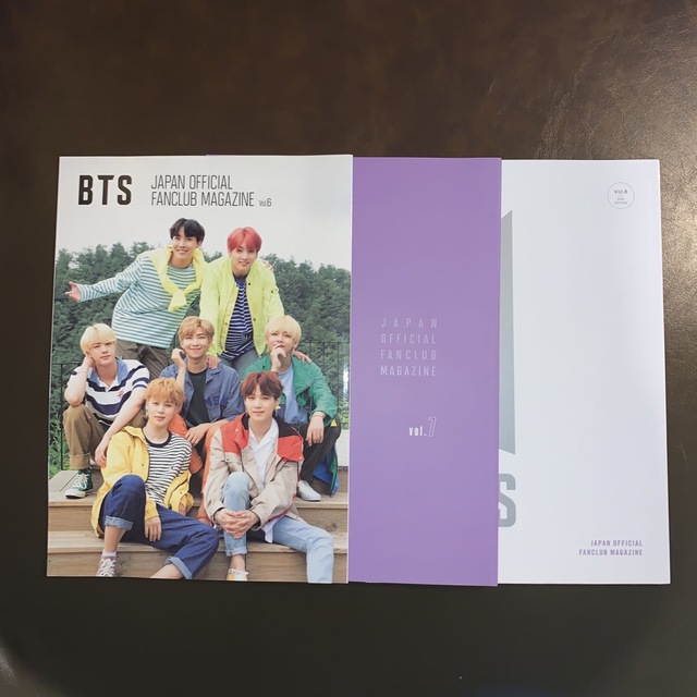 防弾少年団(BTS)(ボウダンショウネンダン)のBTS  FC会報誌　vol.6〜8 エンタメ/ホビーのCD(K-POP/アジア)の商品写真