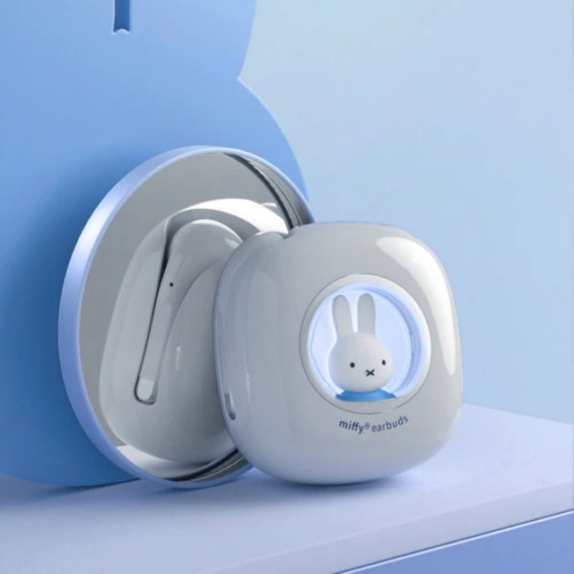 miffy(ミッフィー)のミッフィー ワイヤレスイヤホン Bluetooth スマホ/家電/カメラのオーディオ機器(ヘッドフォン/イヤフォン)の商品写真