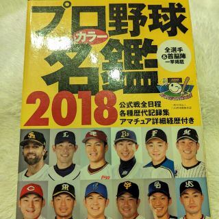 プロ野球カラー名鑑 ２０１８(趣味/スポーツ/実用)