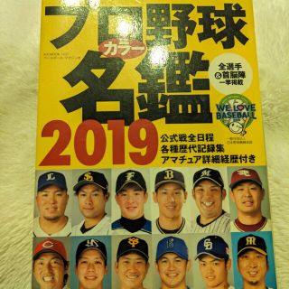 プロ野球カラー名鑑 ２０１９(趣味/スポーツ/実用)