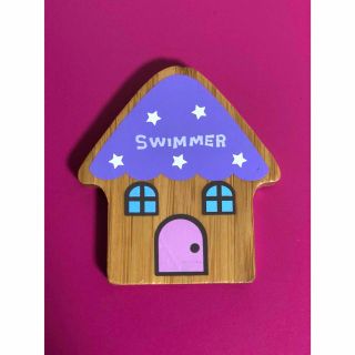 スイマー(SWIMMER)のSWIMMER家型かわいい木製鏡(ミラー)