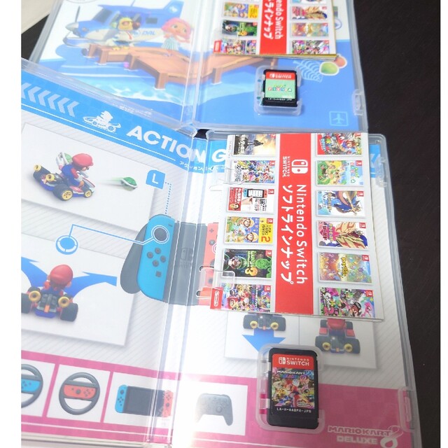 Nintendo Switch(ニンテンドースイッチ)のマリオカート8とあつまれどうぶつの森の2点セット　Switchソフト エンタメ/ホビーのゲームソフト/ゲーム機本体(家庭用ゲームソフト)の商品写真