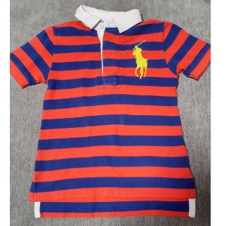 Ralph Lauren ボーダーポロシャツ 4T(Tシャツ/カットソー)