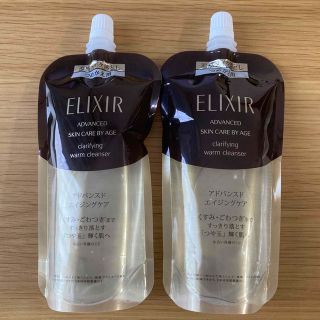 エリクシール(ELIXIR)のエリクシール アドバンスド クリアホットクレンジングジェル AD つめかえ用×２(クレンジング/メイク落とし)