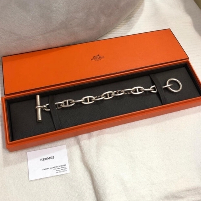 Hermes(エルメス)のGM 12コマ シェーヌダンクル  正規品　 メンズのアクセサリー(ブレスレット)の商品写真