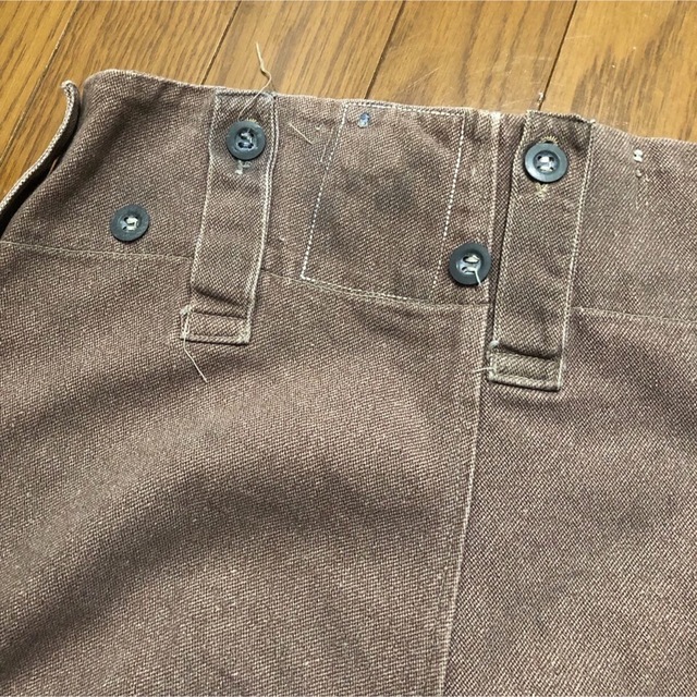 倉庫 30s British Army Brown Denim Trousers 希少 sitedev.minifinder