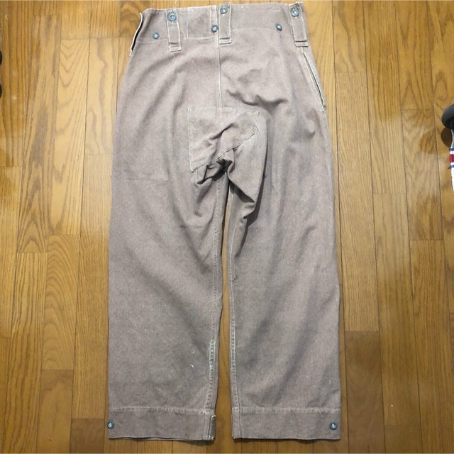 倉庫 30s British Army Brown Denim Trousers 希少 sitedev.minifinder.se